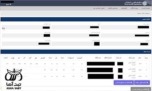 لیست کد کارگاه تامین اجتماعی